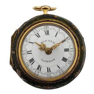 해리포터 시계 런던 1791 골드 Repousse Verge Fusee 1 변형됨