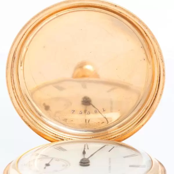 Illinois Watch Co. Currier Gold Filled Pocket Watch 3