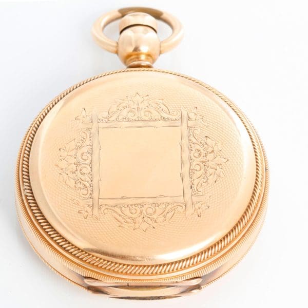Illinois Watch Co. Currier Gold Filled Pocket Watch 4