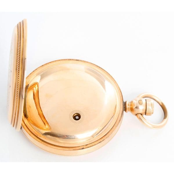 Illinois Watch Co. Currier Gold Filled Pocket Watch 6