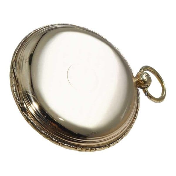 Jean Antoine Lepine Rose Gold Ruby Cylinder French Pocket Watch circa 1780 6