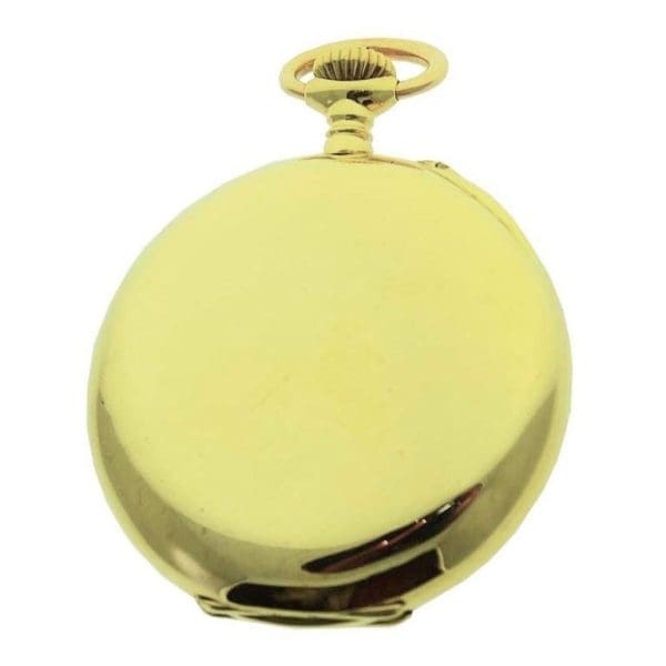Patek Philippe 18 Karat Yellow Gold Pendant Watch with Enamel Dial and Archival 7