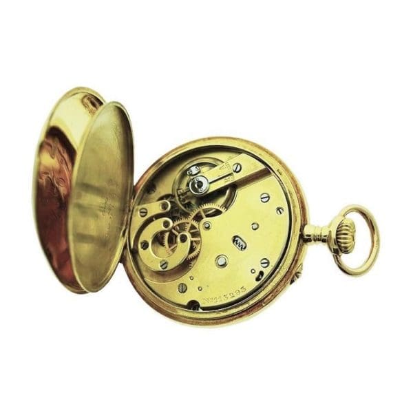 Patek Philippe 18 Karat Yellow Gold Pendant Watch with Enamel Dial and Archival 9