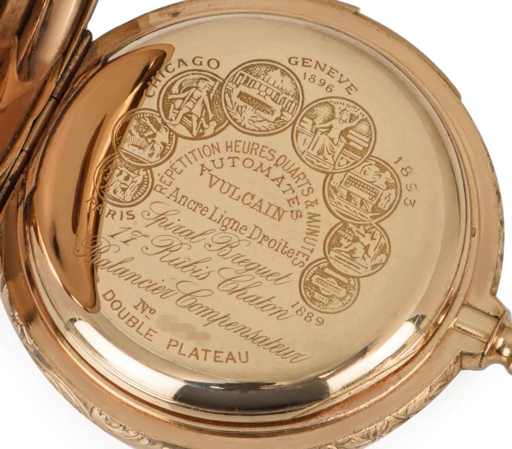 Vulcain 18kt Rose Gold Full Hunter Minute Repeating Automaton Pocket Watch C1880 4