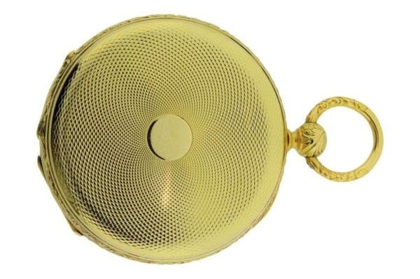 Henri Beguelin 18Kt. Solid guld højkvalitets schweizisk Keywind lommeur omkring 1840 3 