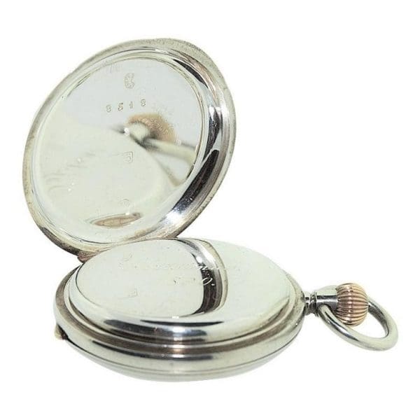 ساعة جيب JW Benson مصنوعة من الفضة الإسترلينية Half Hunters حوالي تسعينيات القرن التاسع عشر 8