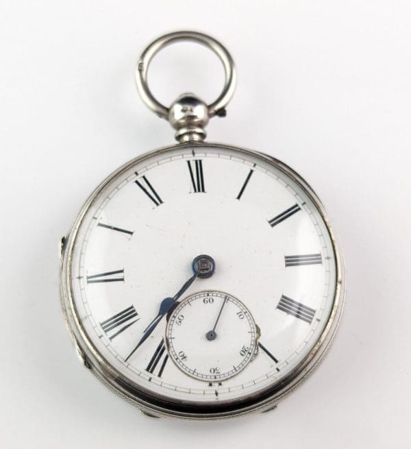 Antika gümüş cep saati, Orta Viktorya dönemi 15