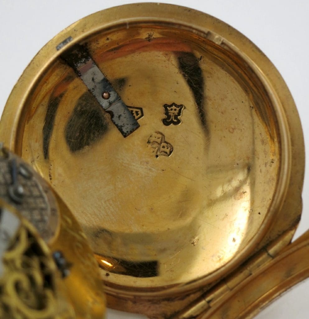 Late 18thc. gold Paris verge 8