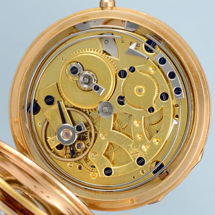 RARE PEARL ENCRUSTED GOLD REPEATER 5