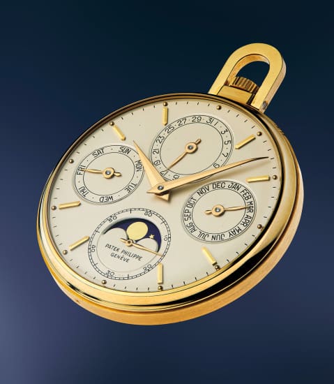montre de poche lune